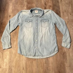 Levi Strauss denim LS button shirt